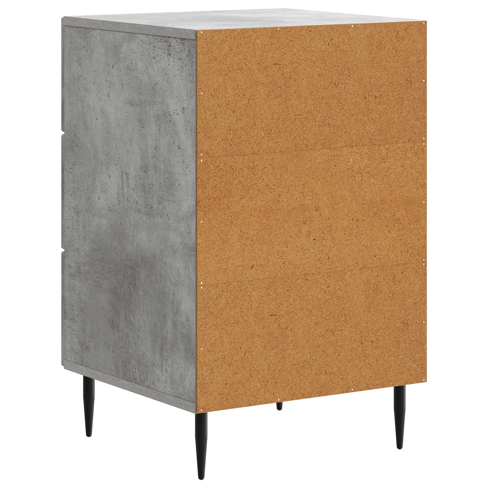 Noćni ormar Betonska siva 43 x 41 x 66,5 cm Konstruirano drvo