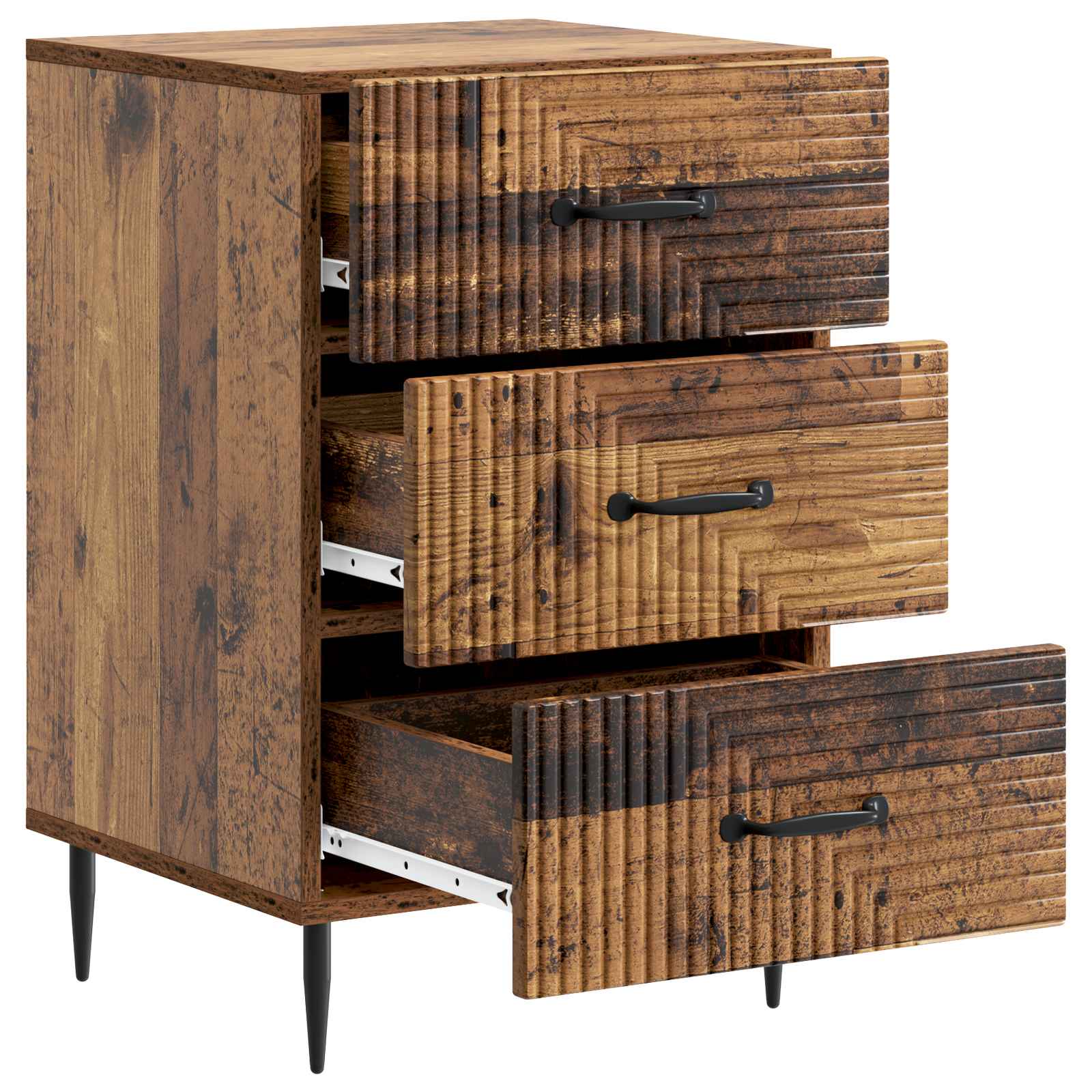 Noćni ormar Staro drvo 43 x 41 x 66,5 cm Konstruirano drvo