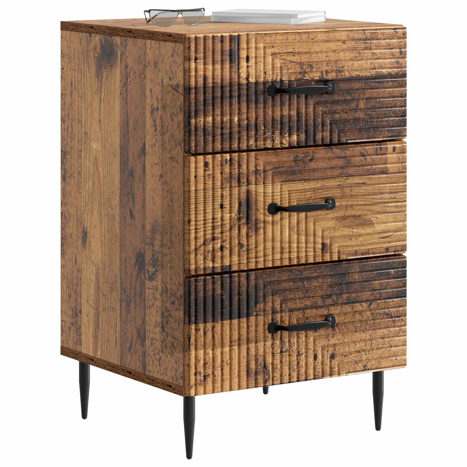 Noćni ormar Staro drvo 43 x 41 x 66,5 cm Konstruirano drvo