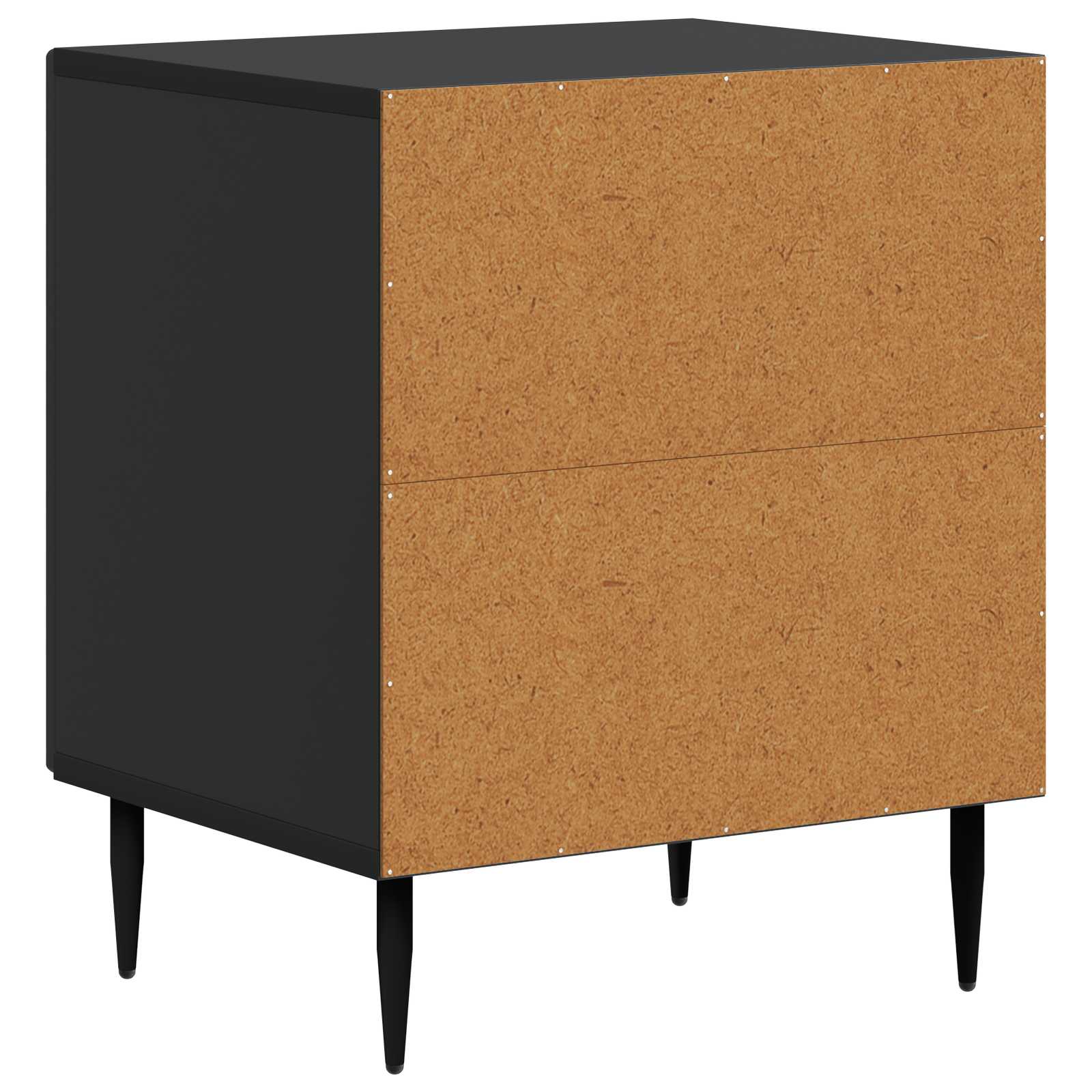 Noćni ormar Crna 43 x 34,5 x 50 cm Konstruirano drvo