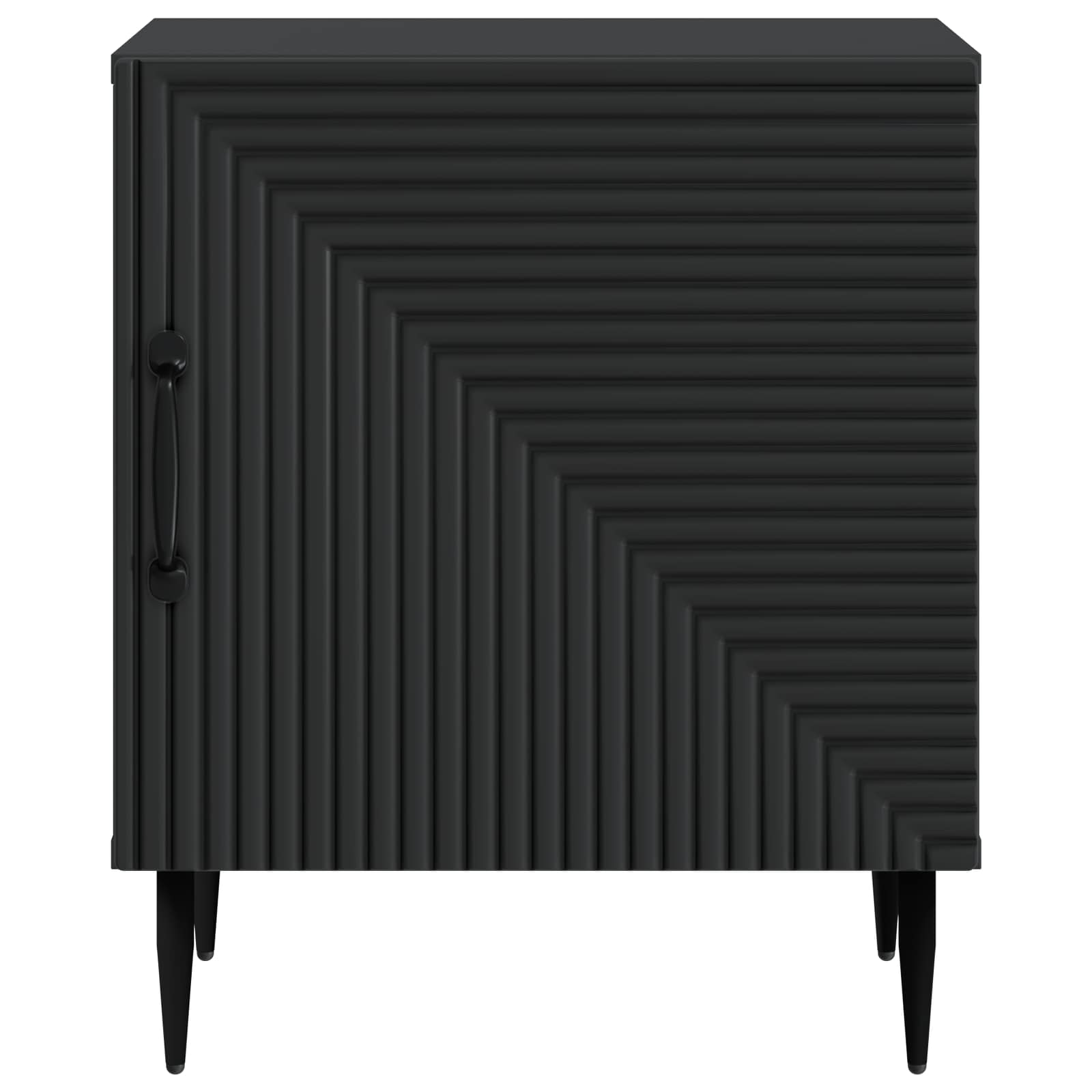 Noćni ormar Crna 43 x 34,5 x 50 cm Konstruirano drvo