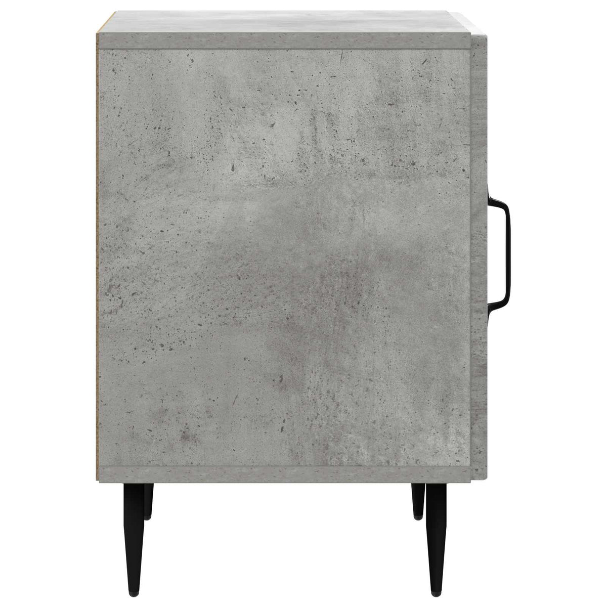 Noćni ormar 2 kom. Betonska siva 43 x 34,5 x 50 cm