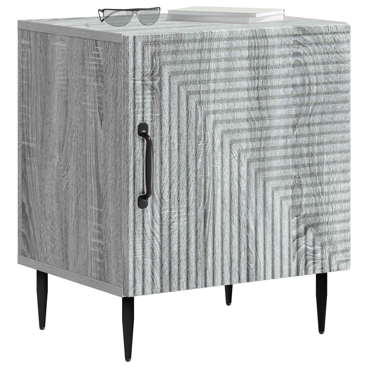 Noćni ormar Siva sonoma 43 x 34,5 x 50 cm Konstruirano drvo