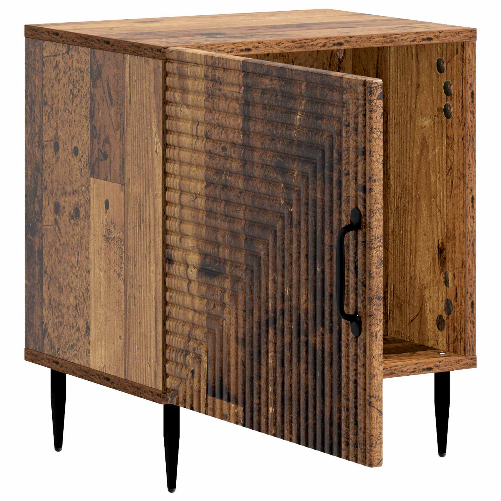 Noćni ormar 2 pcs Staro drvo 43 x 34,5 x 50 cm