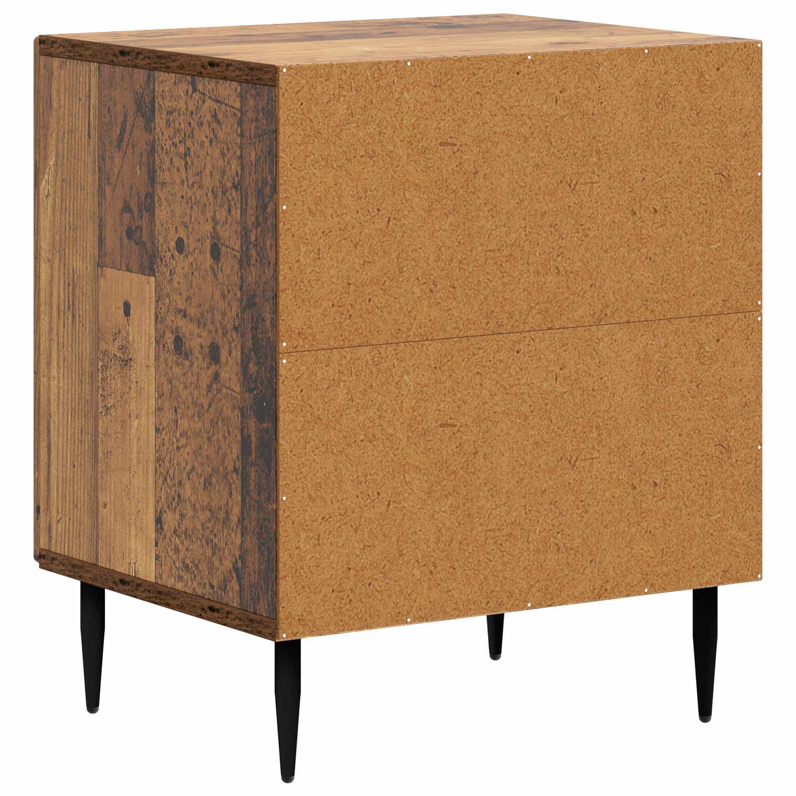 Noćni ormar 2 pcs Staro drvo 43 x 34,5 x 50 cm