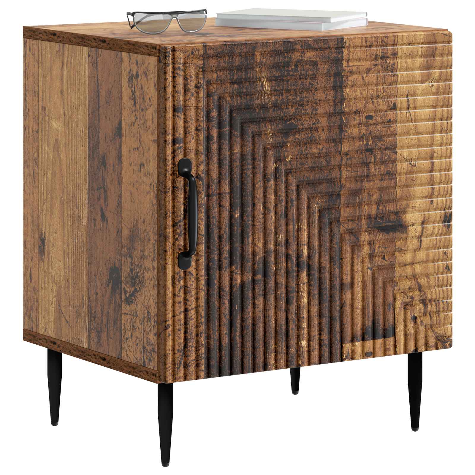 Noćni ormar 2 pcs Staro drvo 43 x 34,5 x 50 cm