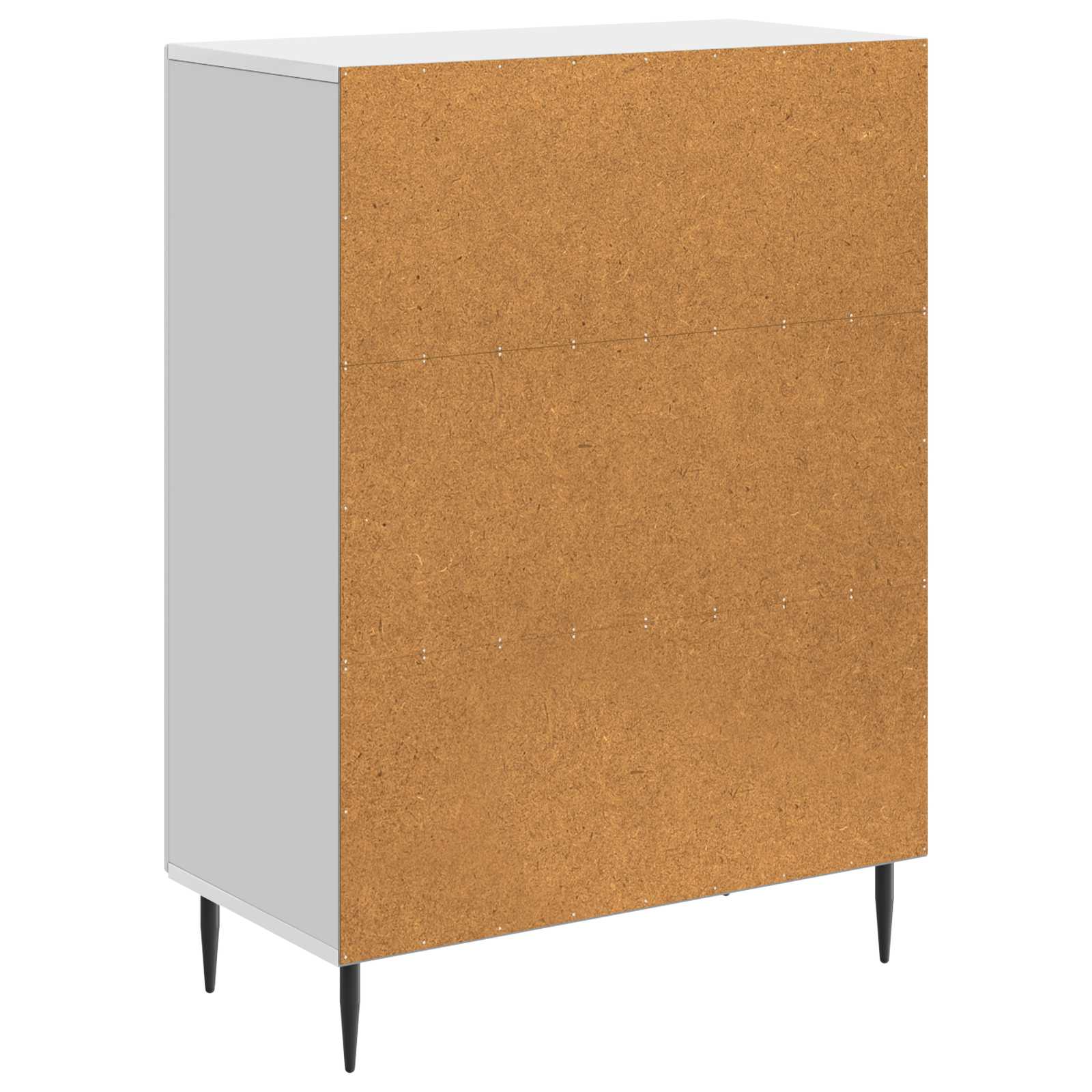 Kreveta Bijela visokog sjaja 66 x 34,5 x 89,5 cm