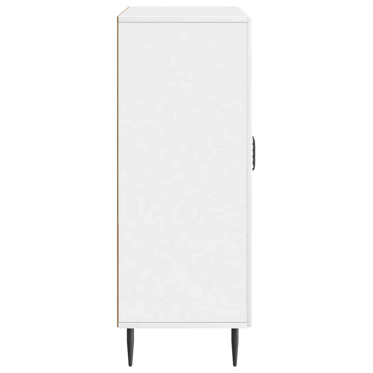 Kreveta Bijela visokog sjaja 66 x 34,5 x 89,5 cm