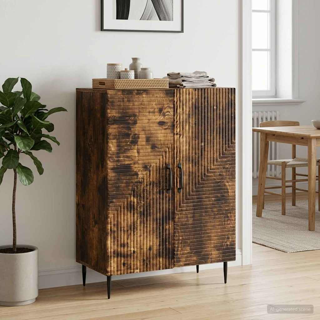 Kreveta Dimljeni hrast 66 x 34,5 x 89,5 cm Konstruirano drvo
