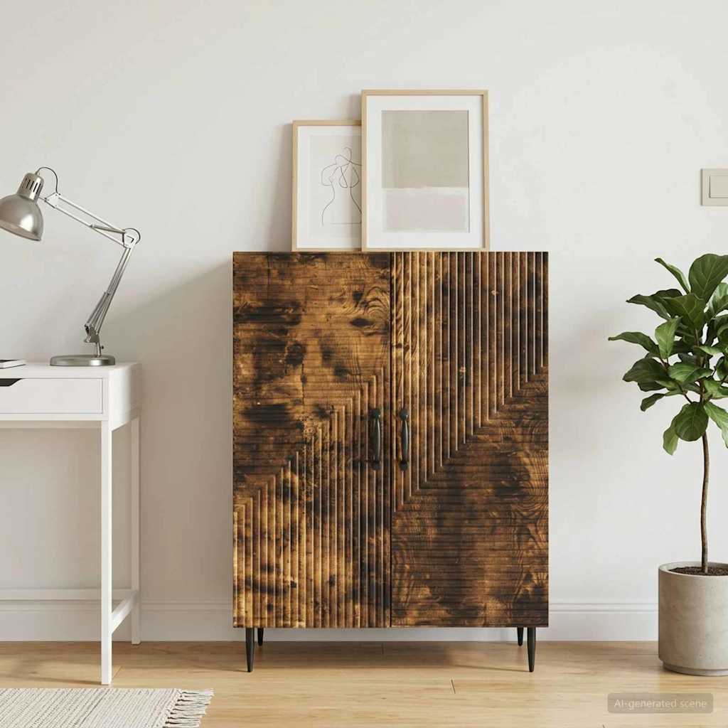 Kreveta Dimljeni hrast 66 x 34,5 x 89,5 cm Konstruirano drvo