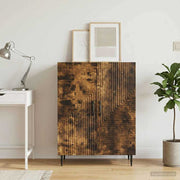 Kreveta Dimljeni hrast 66 x 34,5 x 89,5 cm Konstruirano drvo