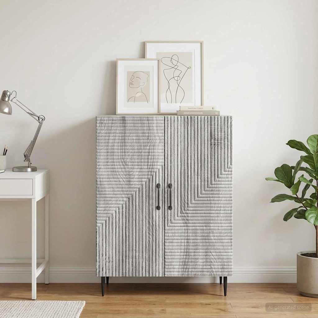 Kreveta Siva sonoma 66 x 34,5 x 89,5 cm Konstruirano drvo