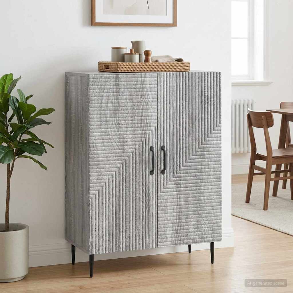 Kreveta Siva sonoma 66 x 34,5 x 89,5 cm Konstruirano drvo