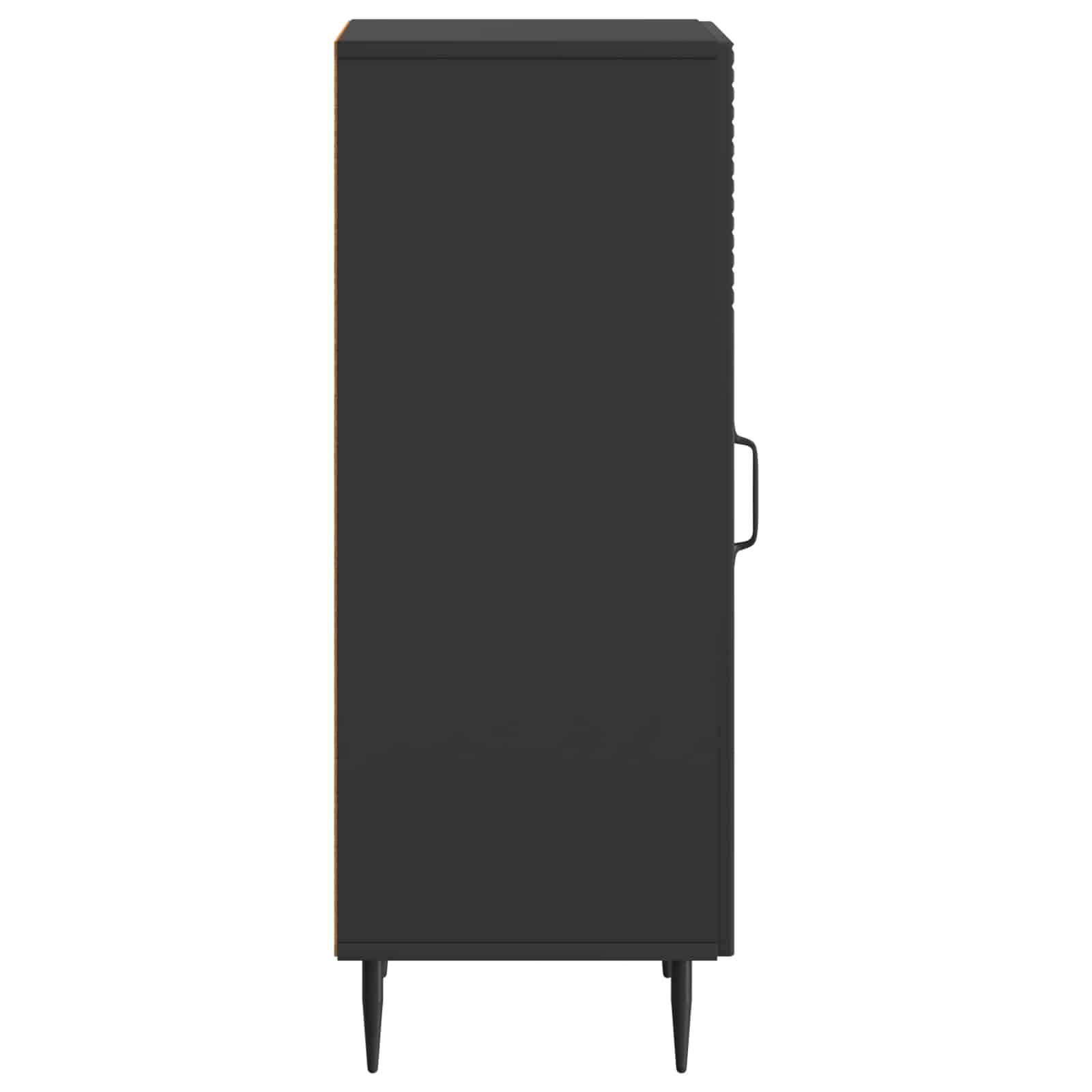 Kreveta Crna 33 x 34,5 x 89,5 cm Konstruirano drvo