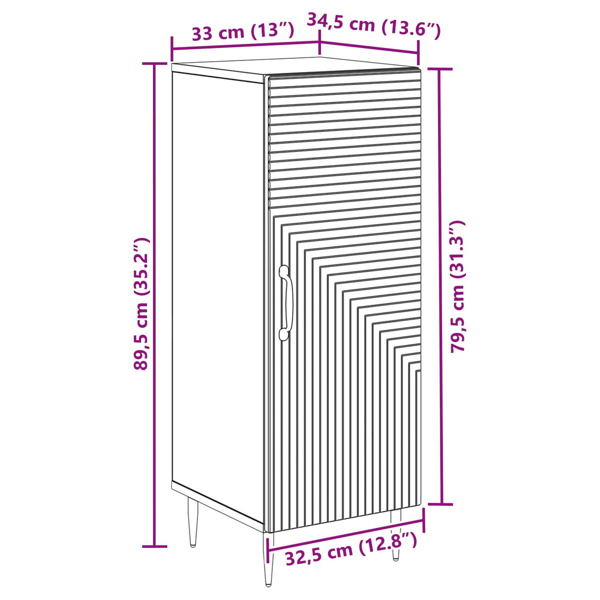Kreveta Crna 33 x 34,5 x 89,5 cm Konstruirano drvo