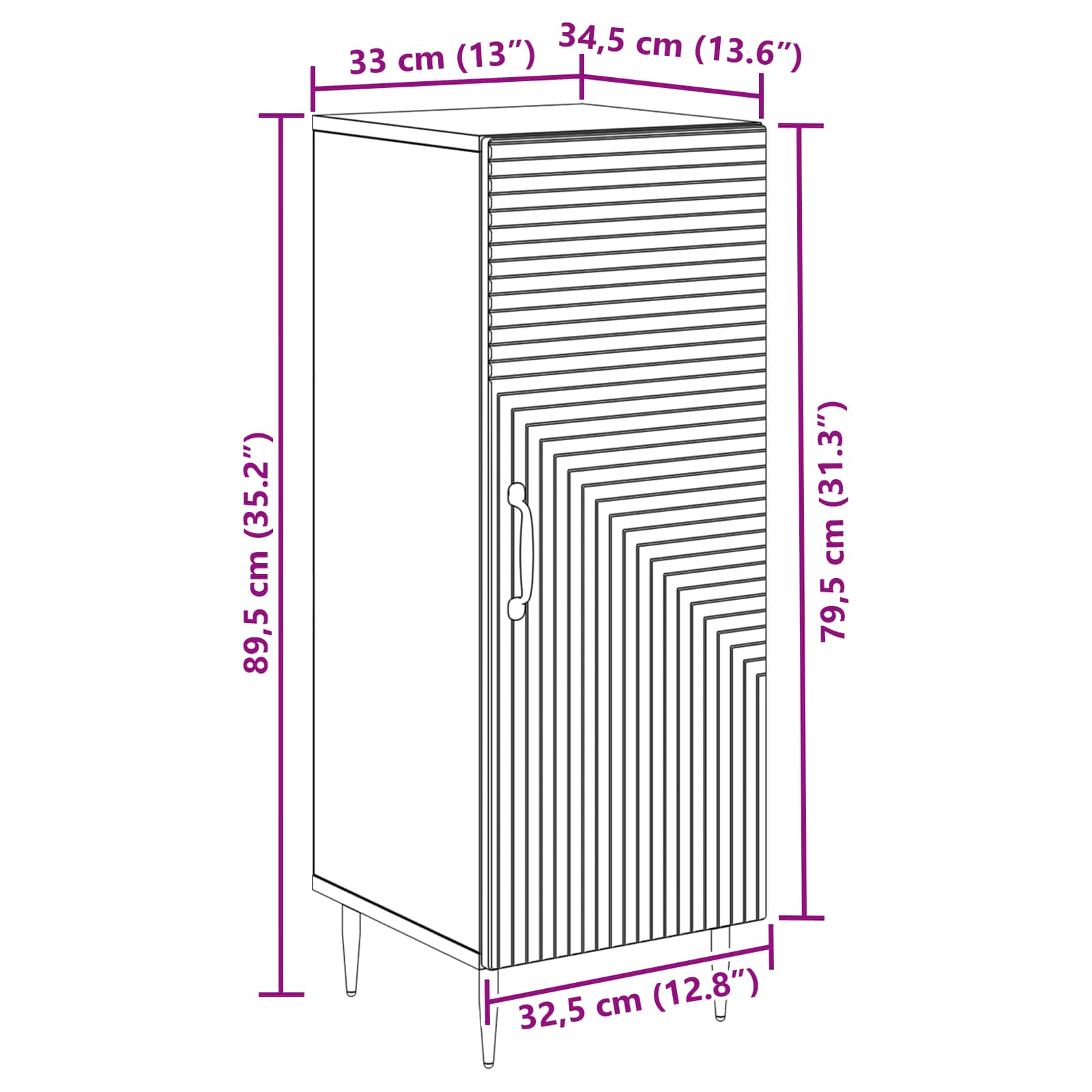 Kreveta Hrast sonoma 33 x 34,5 x 89,5 cm Konstruirano drvo
