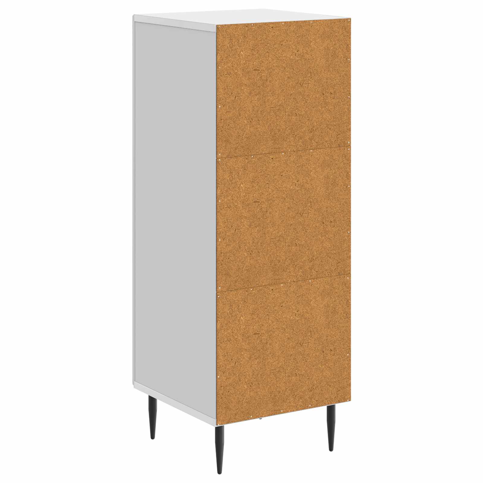 Kreveta Bijela visokog sjaja 33 x 34,5 x 89,5 cm