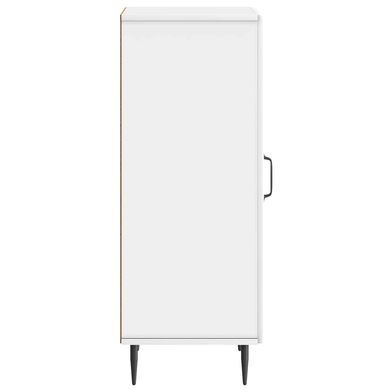 Kreveta Bijela visokog sjaja 33 x 34,5 x 89,5 cm