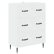 Ormar s ladicama Bijela 66 x 34,5 x 89,5 cm Konstruirano drvo