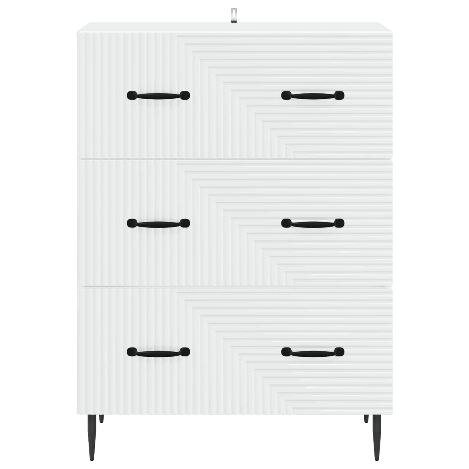 Ormar s ladicama Bijela 66 x 34,5 x 89,5 cm Konstruirano drvo