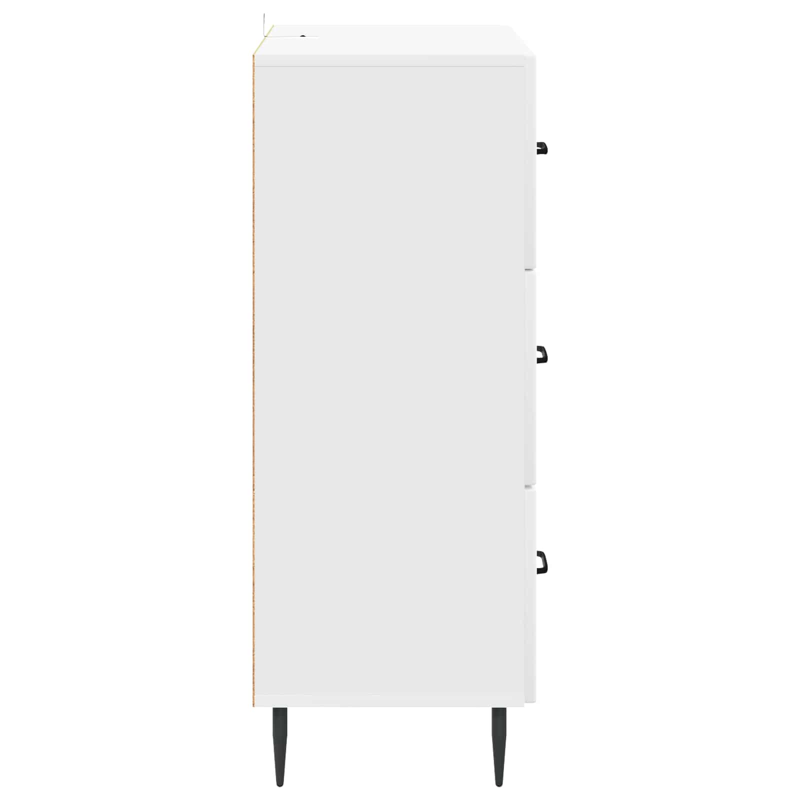 Ormar s ladicama Bijela 66 x 34,5 x 89,5 cm Konstruirano drvo