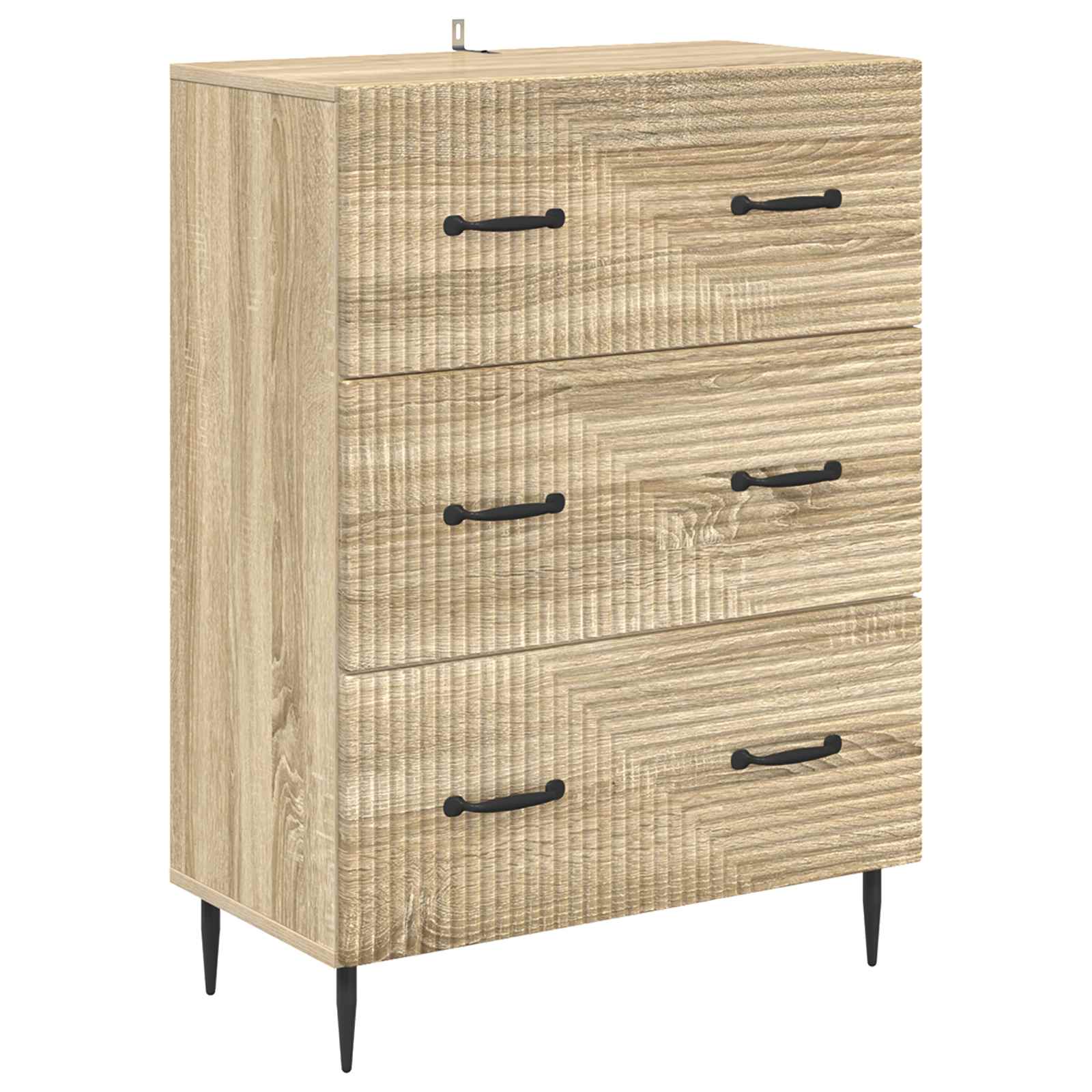Ormar s ladicama Hrast sonoma 66 x 34,5 x 89,5 cm