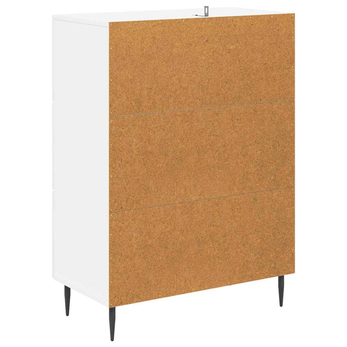 Ormar s ladicama Bijela visokog sjaja 66 x 34,5 x 89,5 cm