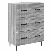 Ormar s ladicama Siva Sonoma 66 x 34,5 x 89,5 cm