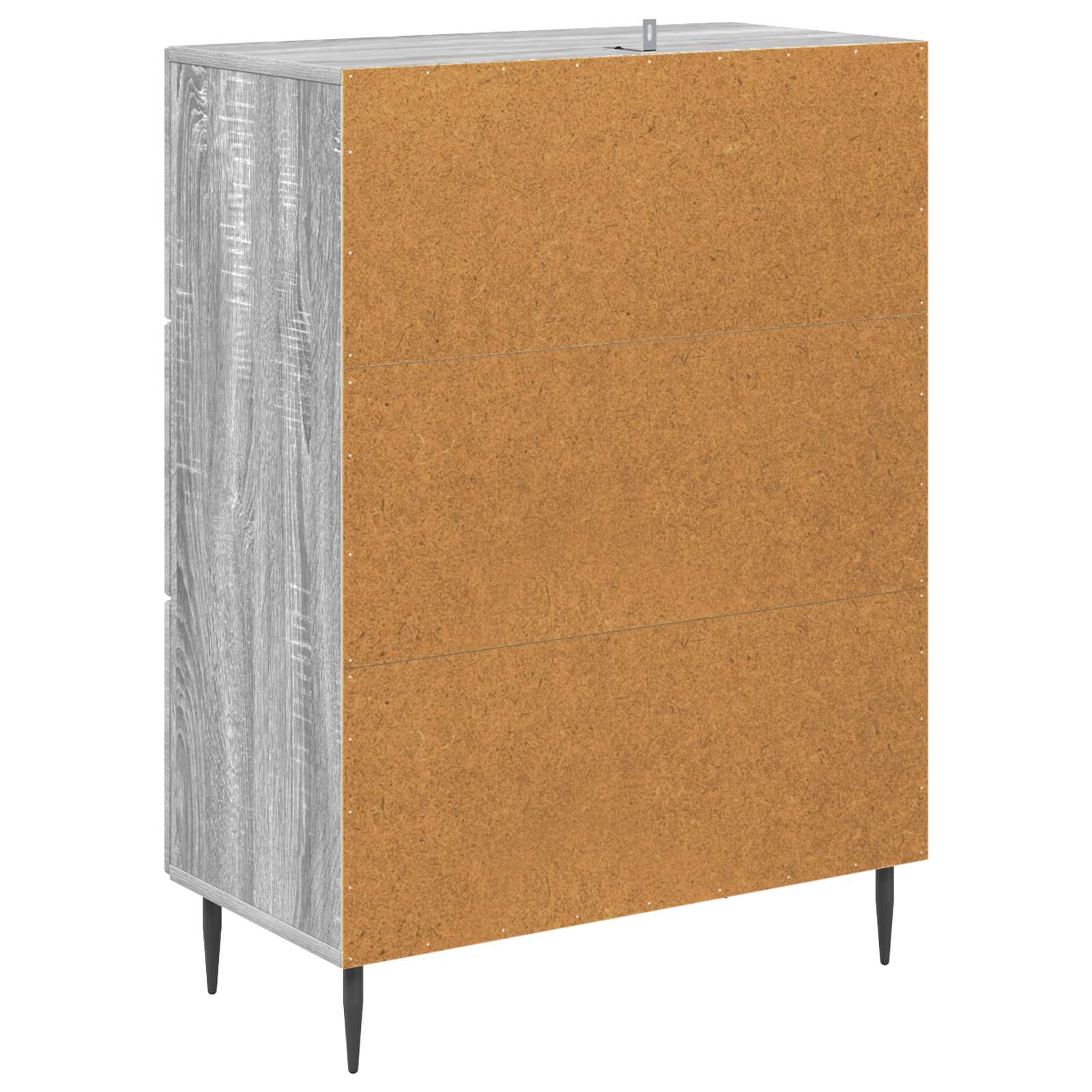 Ormar s ladicama Siva Sonoma 66 x 34,5 x 89,5 cm