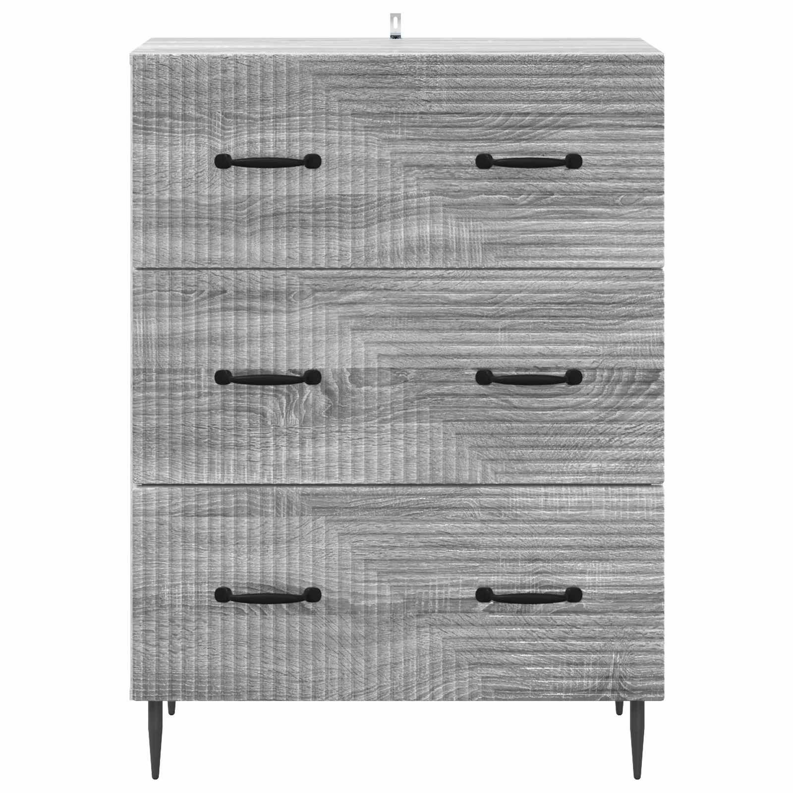 Ormar s ladicama Siva Sonoma 66 x 34,5 x 89,5 cm