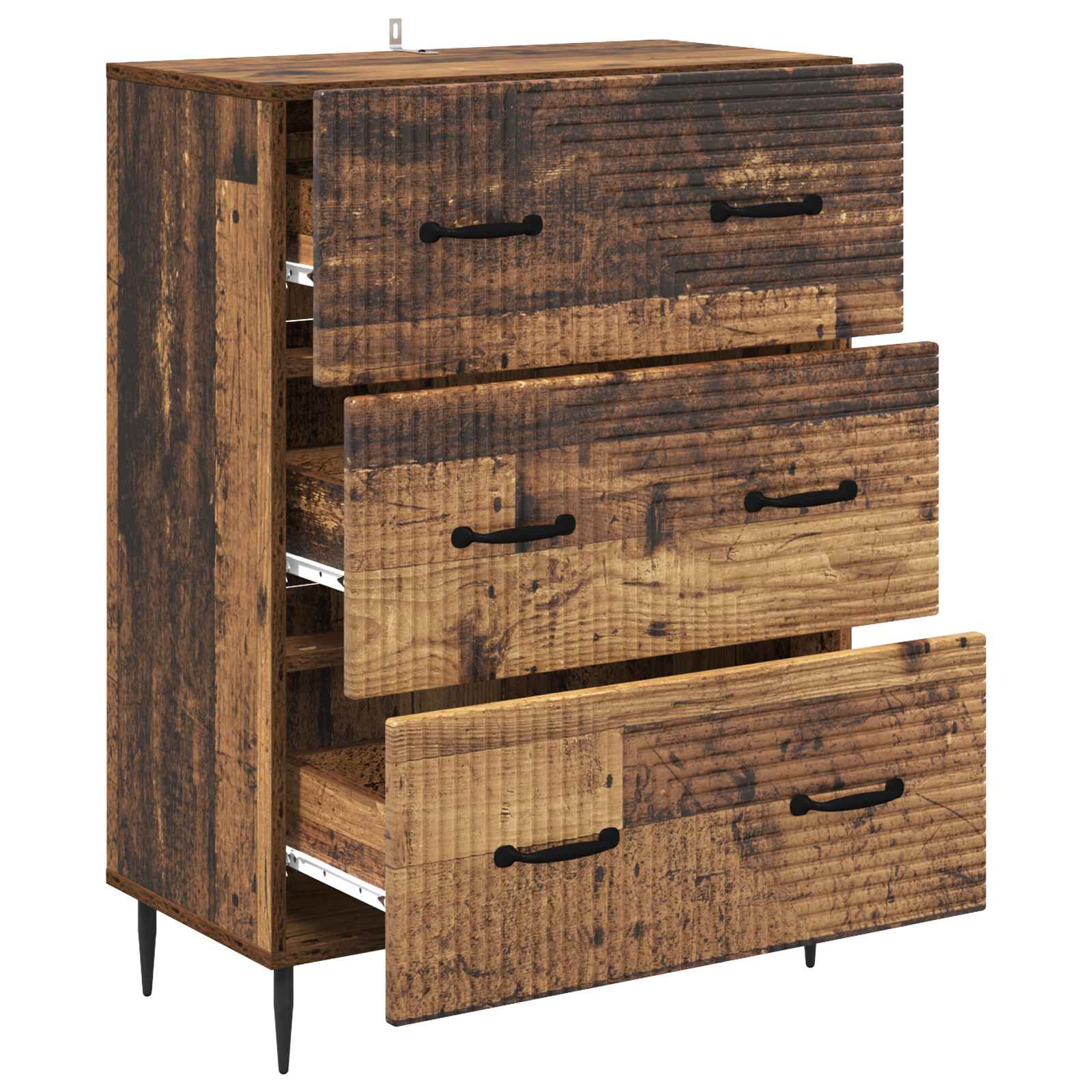 Ormar s ladicama Staro drvo 66 x 34,5 x 89,5 cm