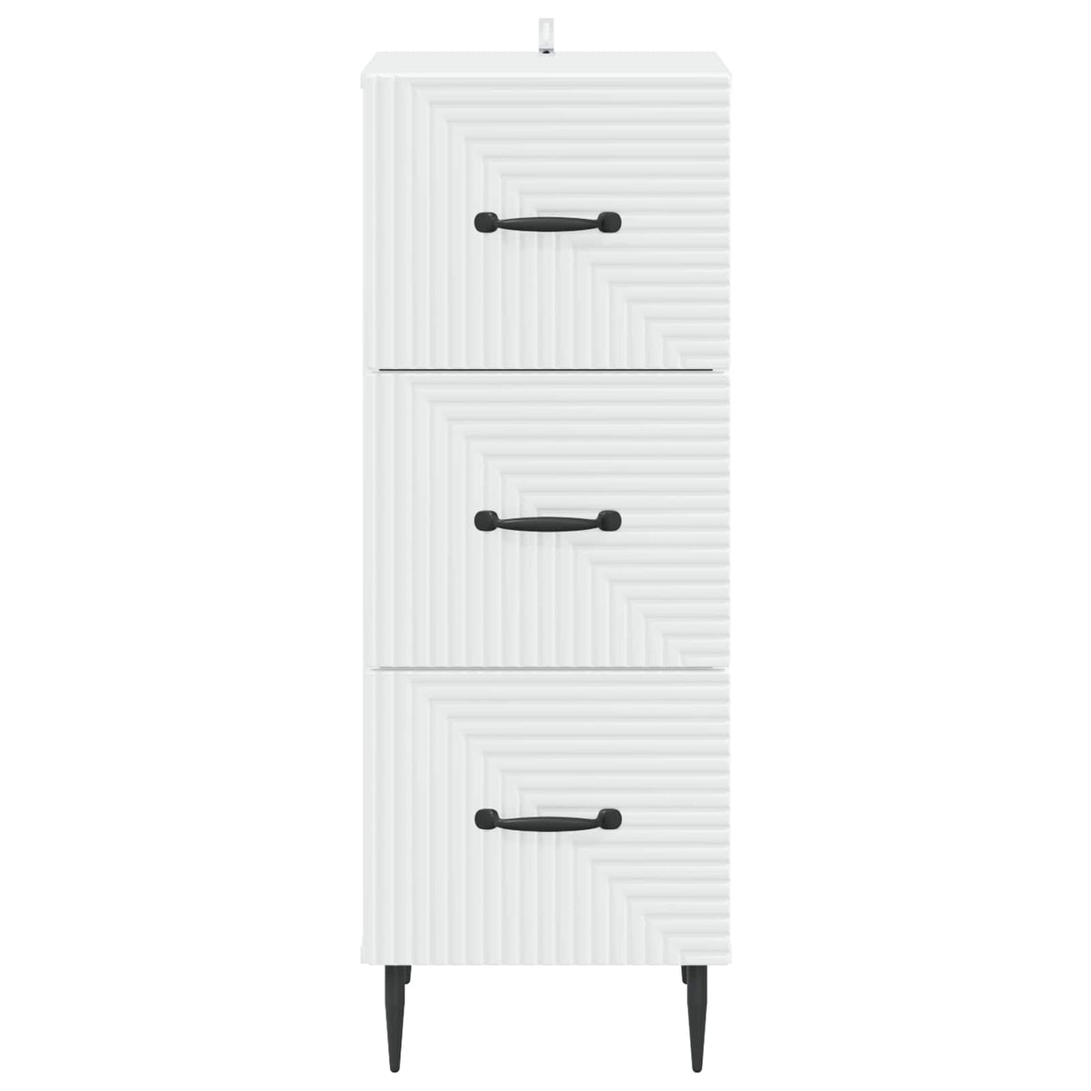 Ormar s ladicama Bijela 33 x 34,5 x 89,5 cm Konstruirano drvo