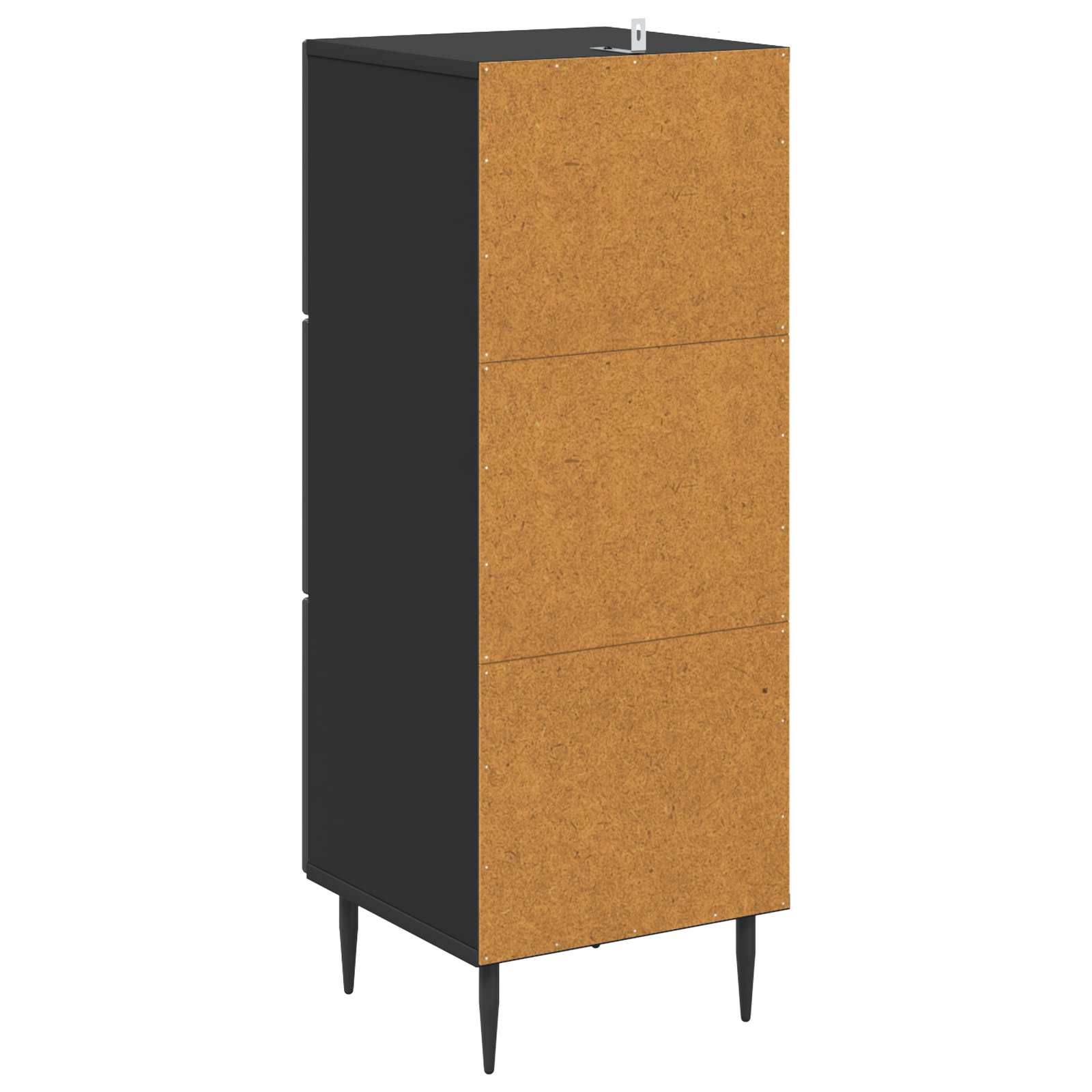Ormar s ladicama Crna 33 x 34,5 x 89,5 cm Konstruirano drvo