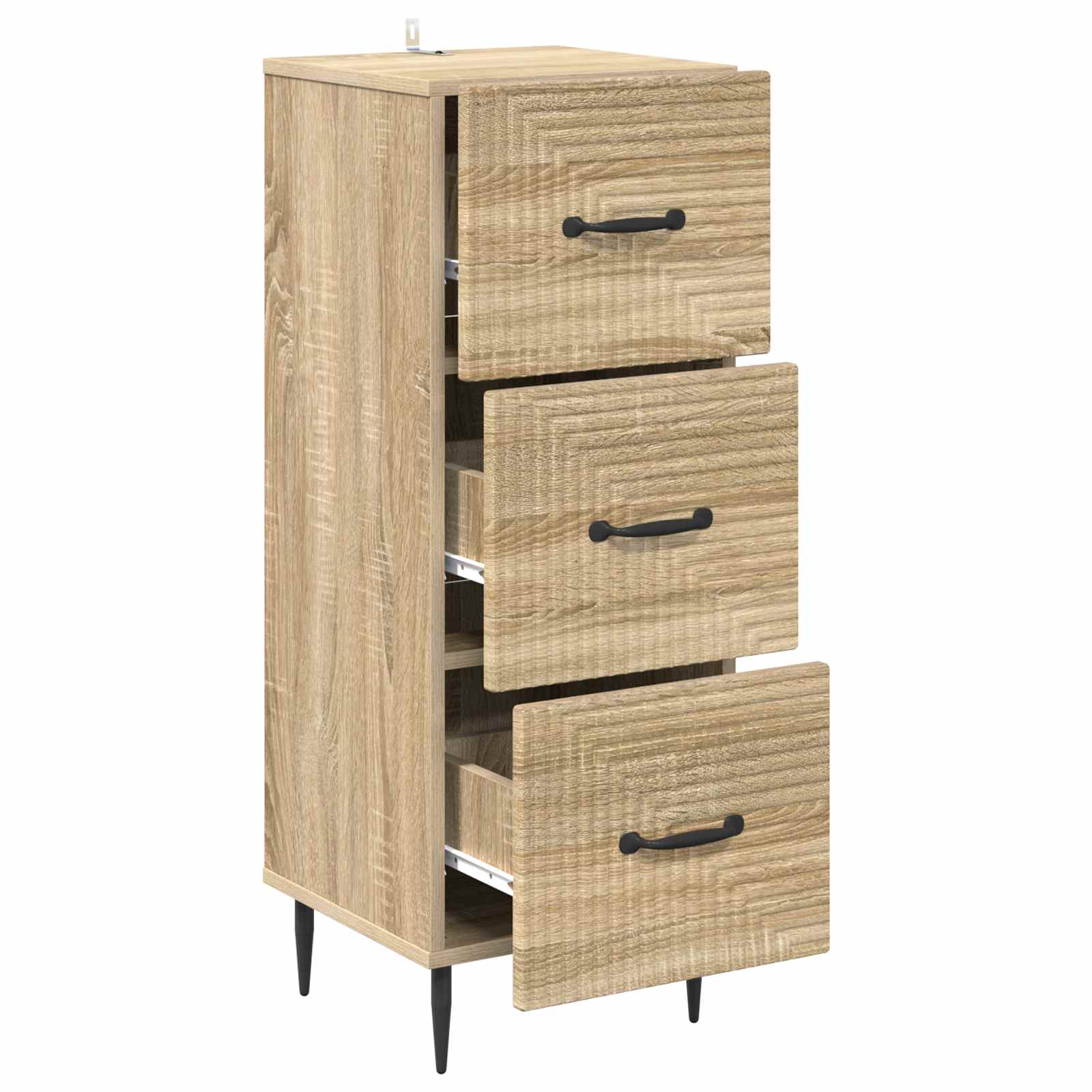 Ormar s ladicama Hrast sonoma 33 x 34,5 x 89,5 cm