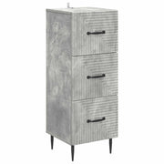 Ormar s ladicama Betonska siva 33 x 34,5 x 89,5 cm