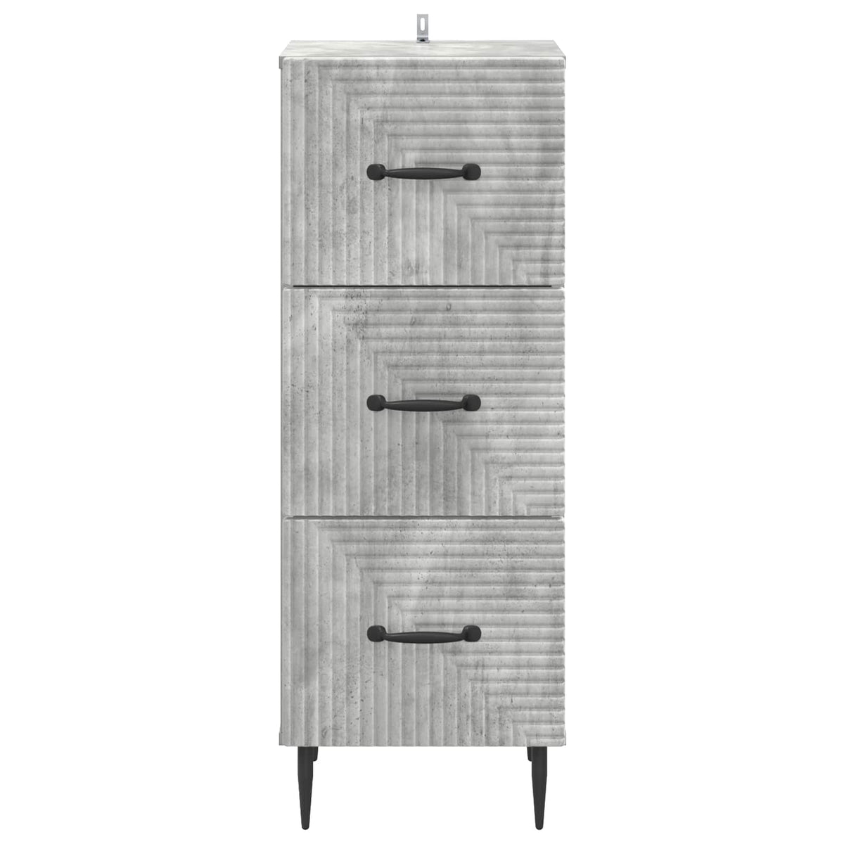Ormar s ladicama Betonska siva 33 x 34,5 x 89,5 cm