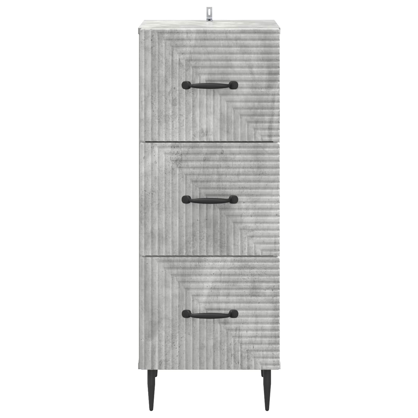 Ormar s ladicama Betonska siva 33 x 34,5 x 89,5 cm