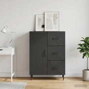 Kreveta s ladicama Crna 66 x 34,5 x 89,5 cm Konstruirano drvo