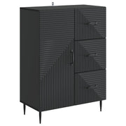 Kreveta s ladicama Crna 66 x 34,5 x 89,5 cm Konstruirano drvo