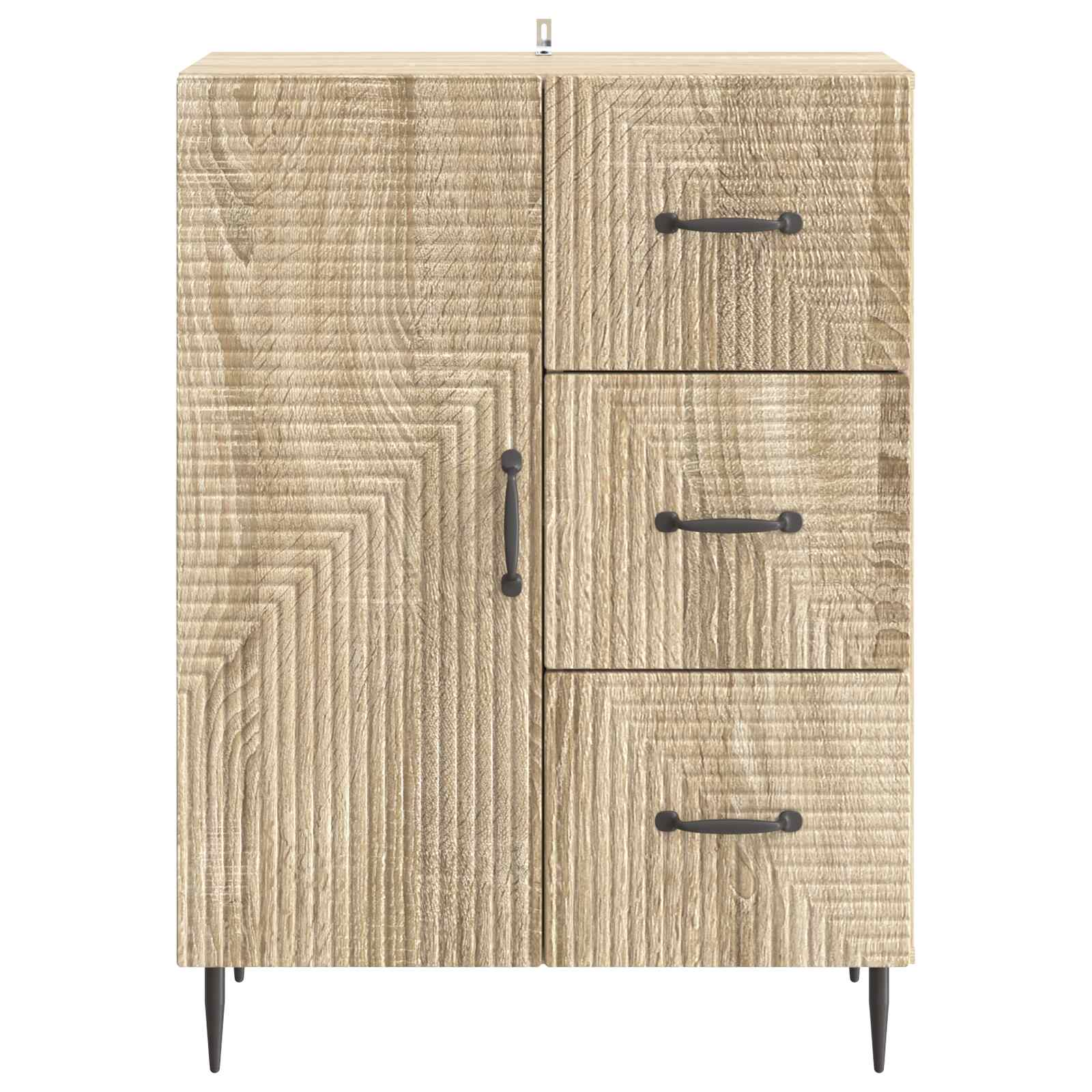 Kreveta Hrast sonoma 66 x 34,5 x 89,5 cm Konstruirano drvo