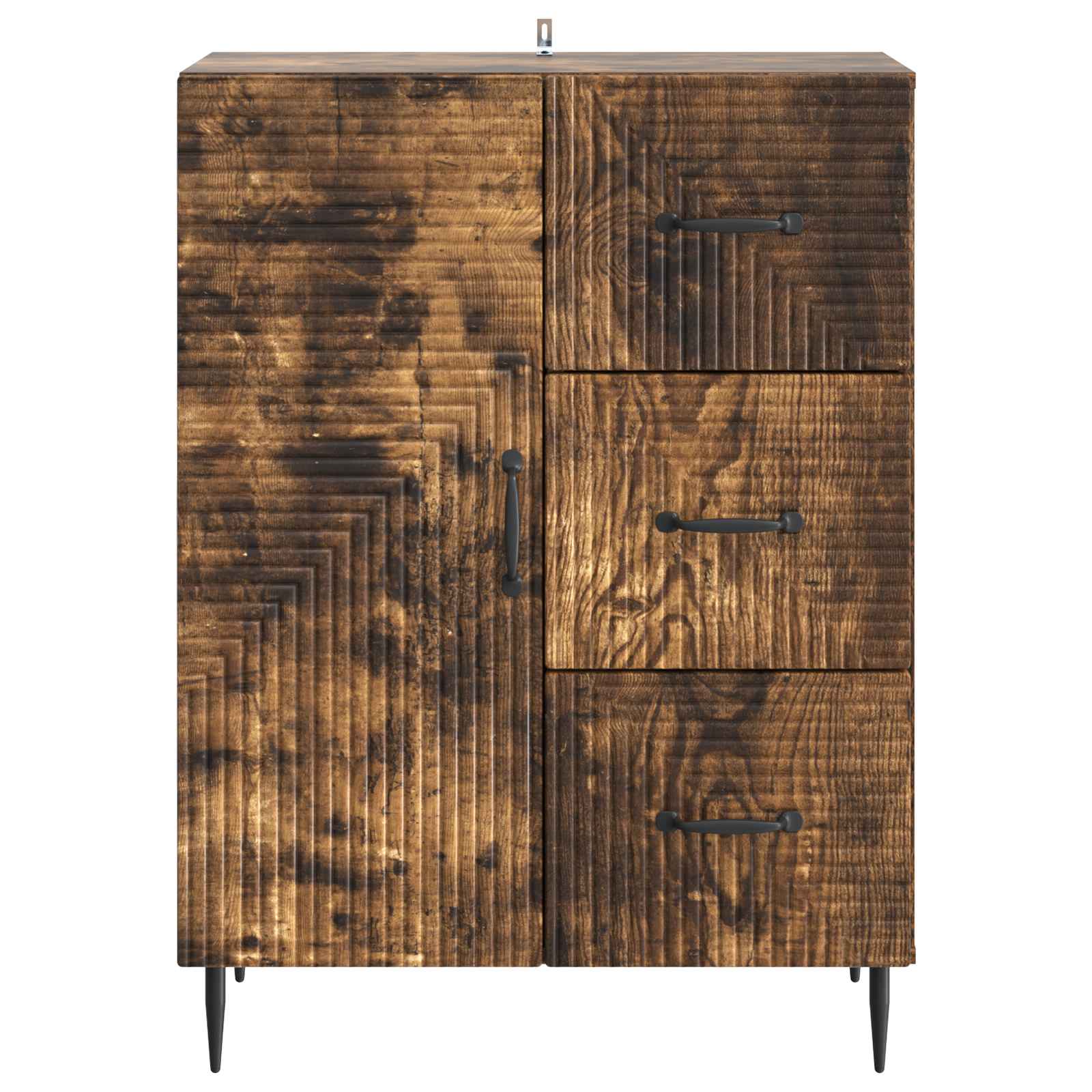 Kreveta Dimljeni hrast 66 x 34,5 x 89,5 cm Konstruirano drvo