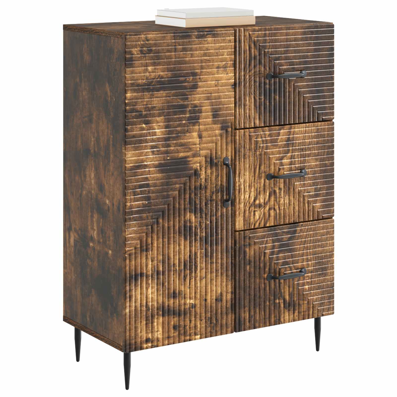 Kreveta Dimljeni hrast 66 x 34,5 x 89,5 cm Konstruirano drvo