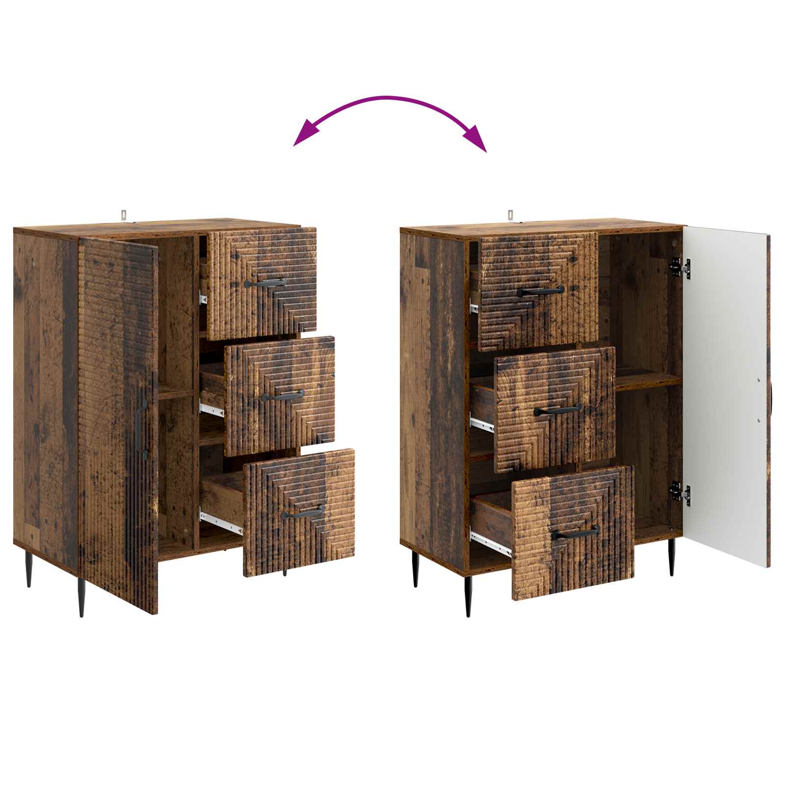 Kreveta Staro drvo 66 x 34,5 x 89,5 cm Konstruirano drvo