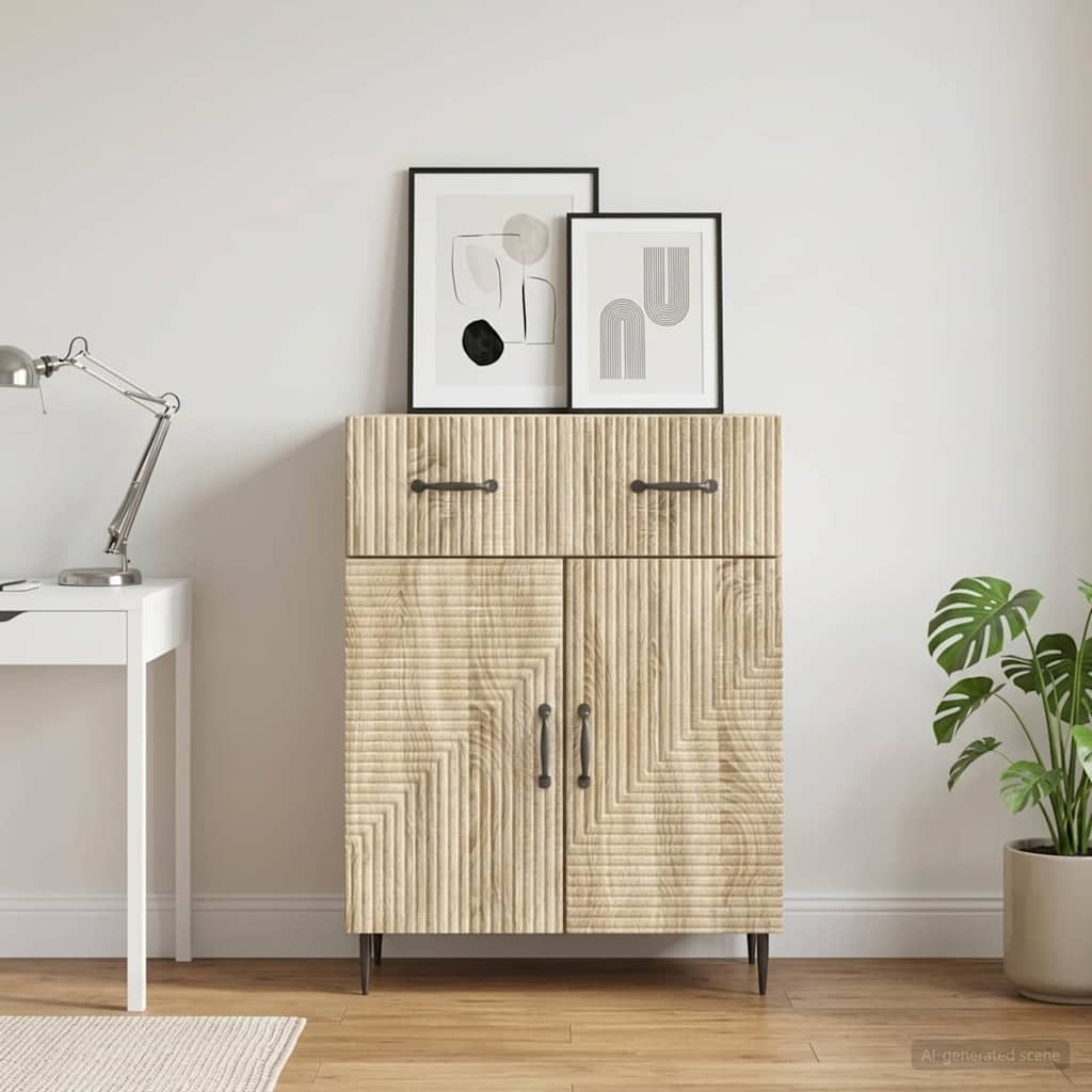 Kreveta Hrast sonoma 66 x 34,5 x 89,5 cm Konstruirano drvo