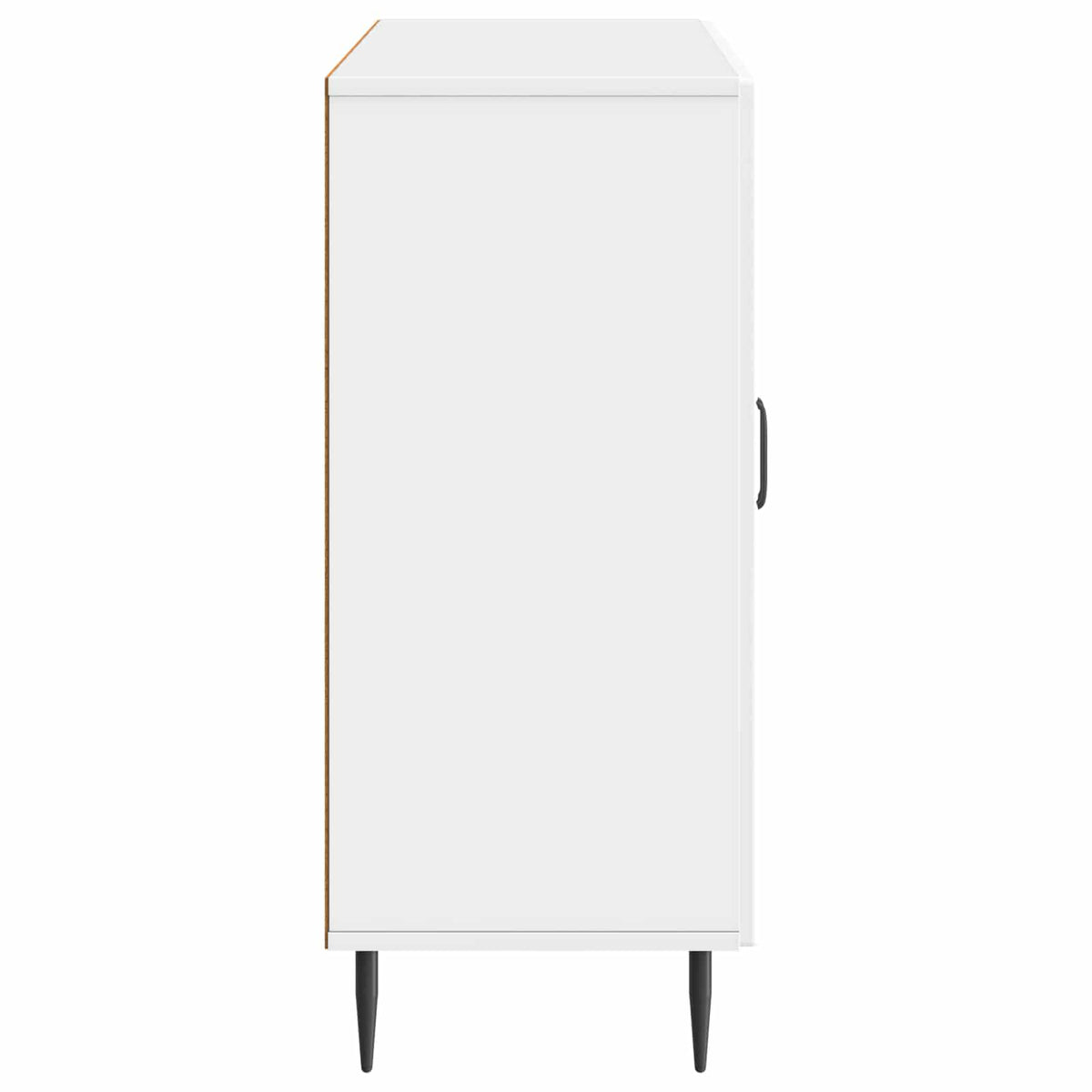 Kreveta Bijela visokog sjaja 89 x 34,5 x 80 cm
