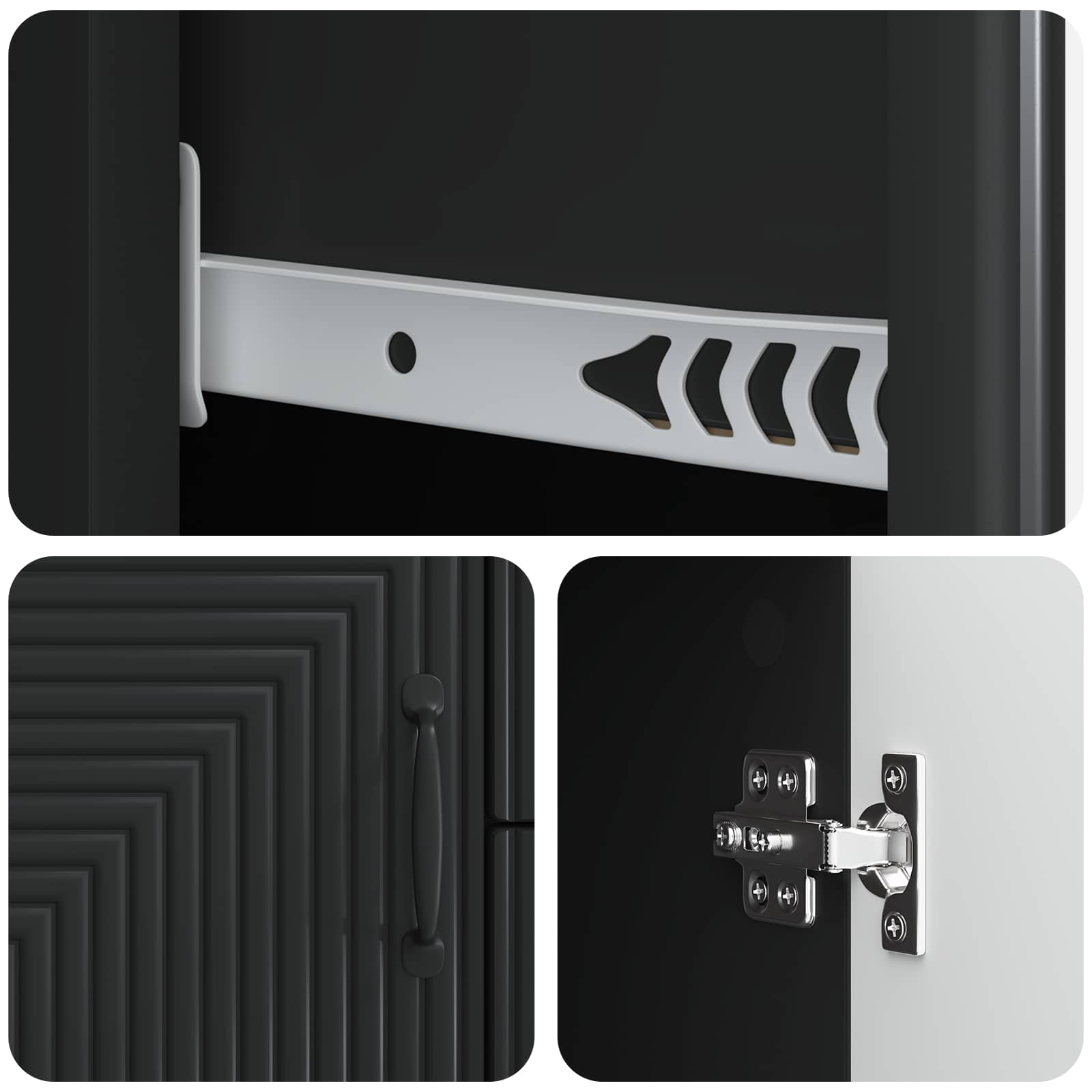 Kreveta s ladicama Crna 89 x 34,5 x 60 cm Konstruirano drvo