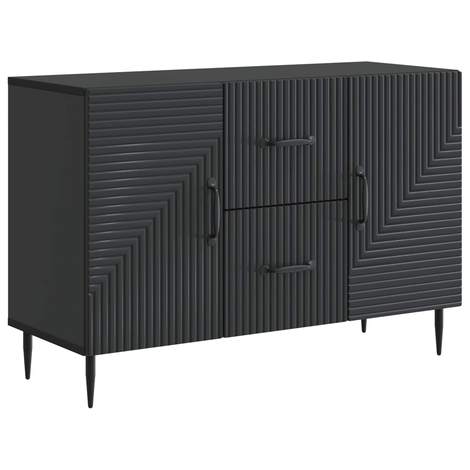 Kreveta s ladicama Crna 89 x 34,5 x 60 cm Konstruirano drvo