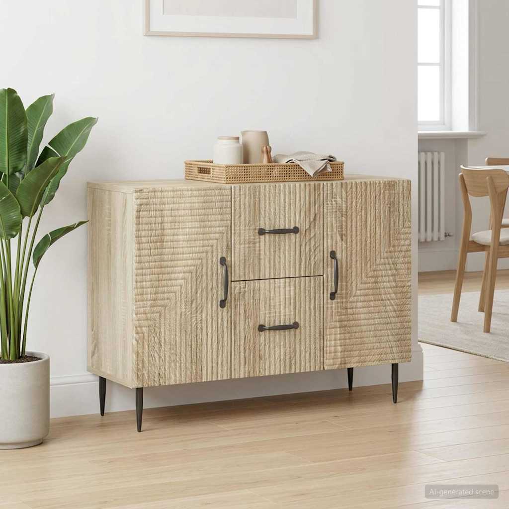 Kreveta Hrast sonoma 89 x 34,5 x 60 cm Konstruirano drvo