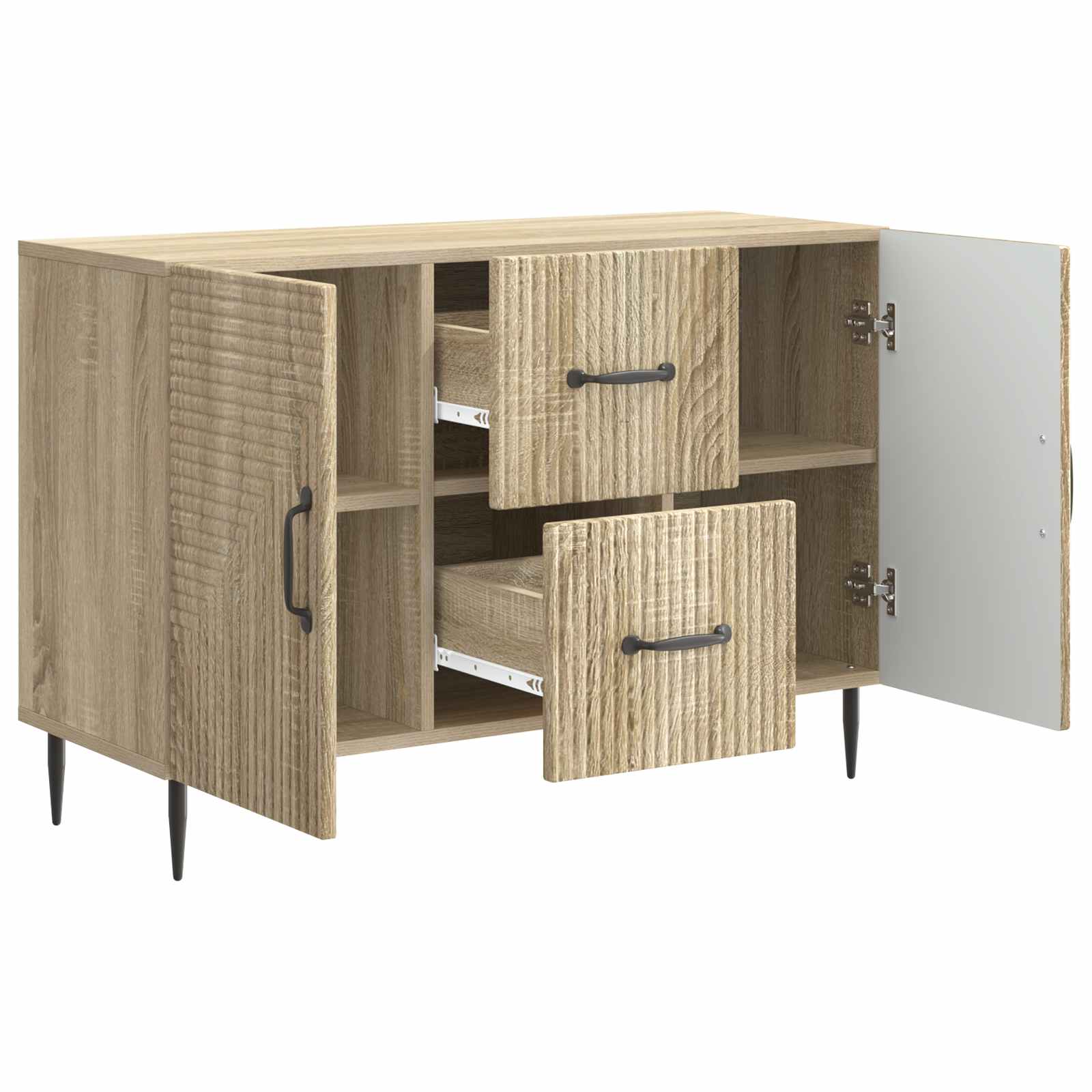 Kreveta Hrast sonoma 89 x 34,5 x 60 cm Konstruirano drvo