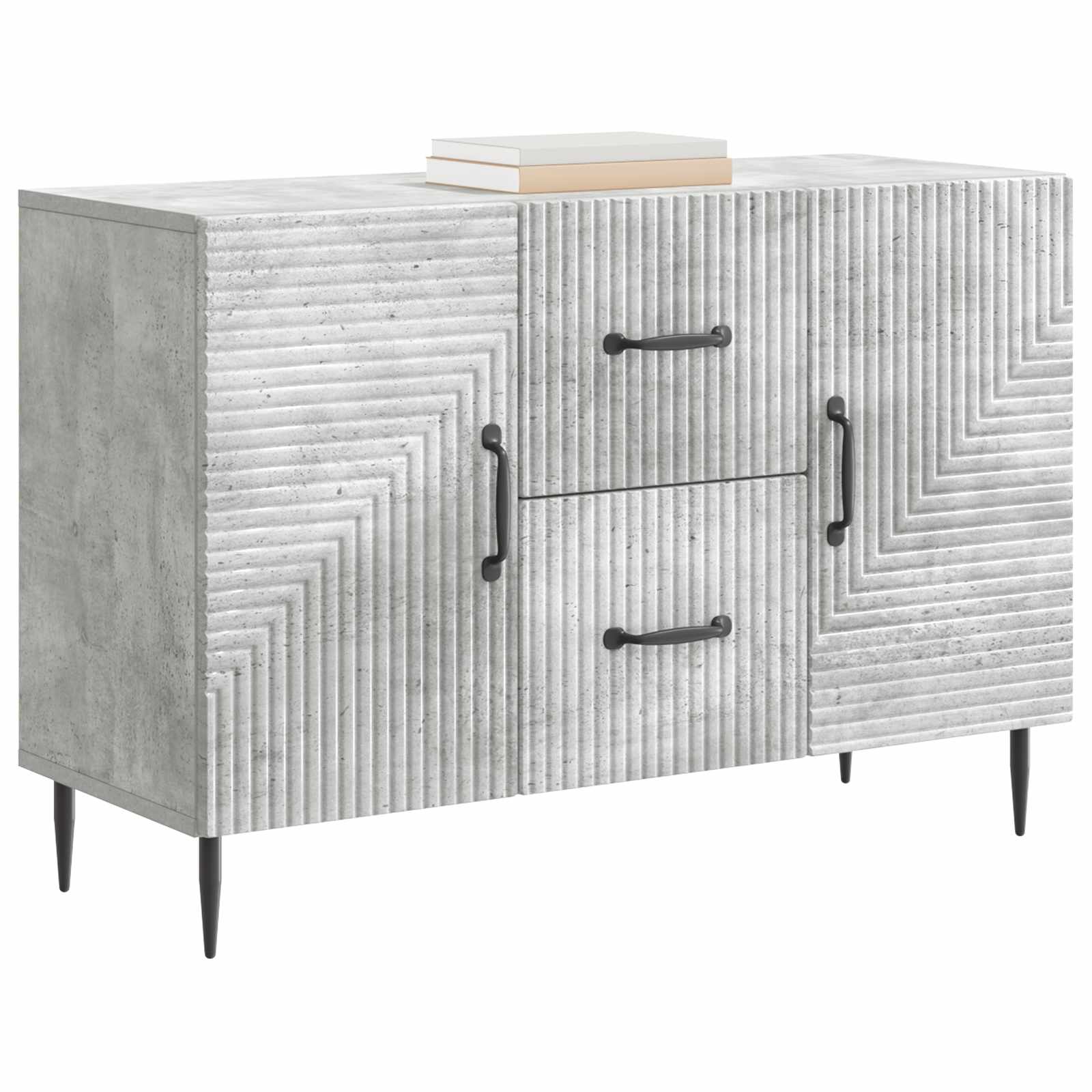 Kreveta Betonska siva 89 x 34,5 x 60 cm Konstruirano drvo